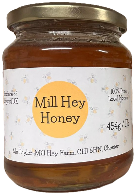 Single jar of Mill Hey Honey